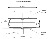 Д553. Діод таблетковий. Продукція ТОВ "Елемент-Перетворювач" Д553. Діод таблетковий. Продукція ТОВ "Елемент-Перетворювач"